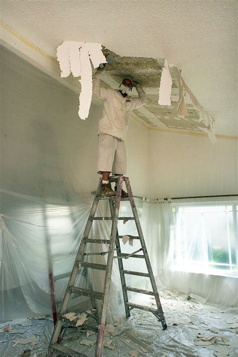 It attaches to a shop vac, then scraps away the textured ceiling. How to Remove Popcorn Ceiling: A DIY Guide - Architectural ...