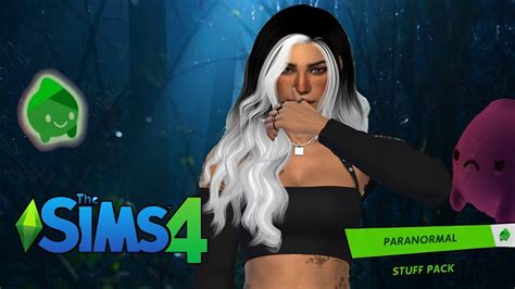 Sims 4 Paranormal Stuff Ghost Hunter Cas Cc Links Youtube