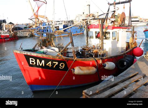 Fishing Boat Whitstable In Harbour Stock Photo Alamy