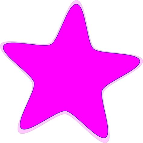 Pink Star Clip Art At Vector Clip Art Online Royalty Free