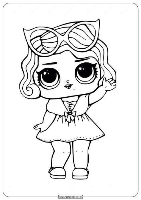 Lol Surprise Doll Leading Baby Coloring Pages Baby Coloring Pages