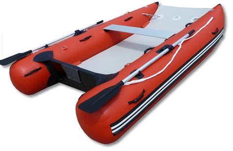 Premium Mini Cat Design Catamaran Inflatable Dinghy Tender Boat For Up