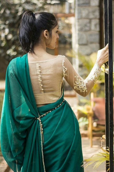 Latest Saree Blouse Back Neck Designs Photos Gap Blazers Womens Pant