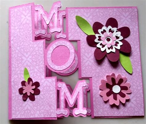 Mom Cut Out Card For Mothers Day The Crazy Cricut Lady
