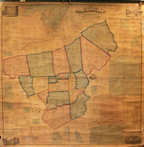 Map of Northampton Co., Pennsylvania - High Ridge Books, Inc.