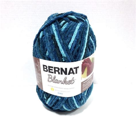 TEAL Dreams Bernat Blanket Super Bulky Variegated Big Ball ...
