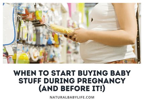 When To Start Buying Baby Stuff During Pregnancy And Before It