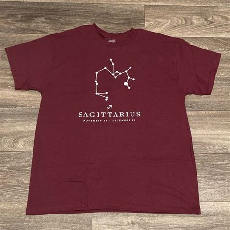 Sagittarius Customize T Shirt Zodiac Sign Her Birthday Gifts Etsy