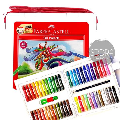 Jual Faber Castell Hexagonal Oil Pastel Crayon 48 Colours Warna