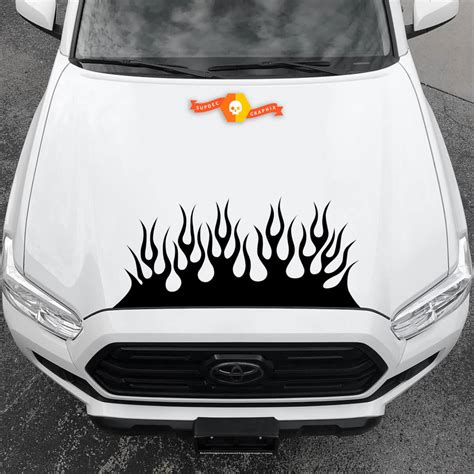New Vinyl Decals Graphic Stickers Car Hood Flames Abstract 2022 1