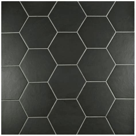 Image Result For Matte Black Hexagon Tile Bathroom Renovation Pinterest