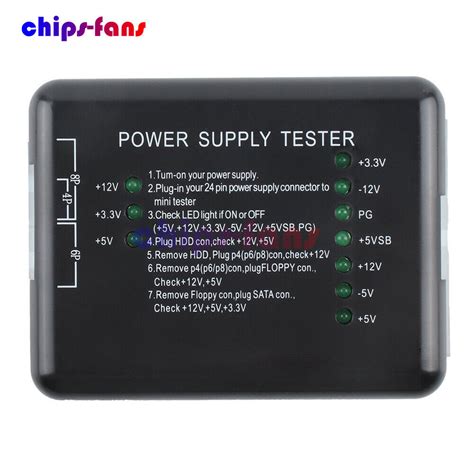 Computer Power Supply Tester ATX Power Supply Diagnostic Instrument