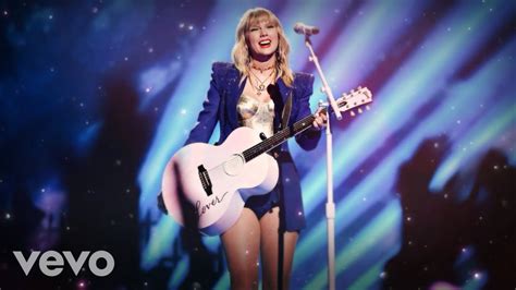 Taylor Swift Lover Live Performances Lyric Video Youtube