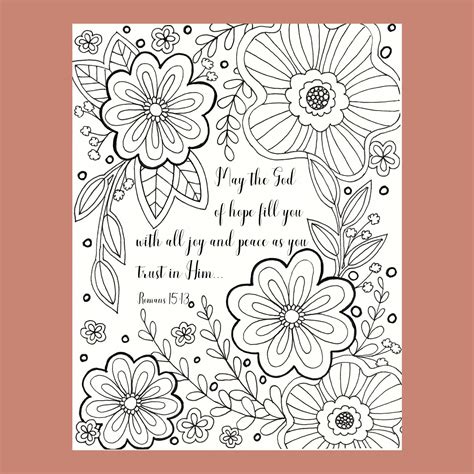 Coloring Pages Bible Verses Romans Jambestlune