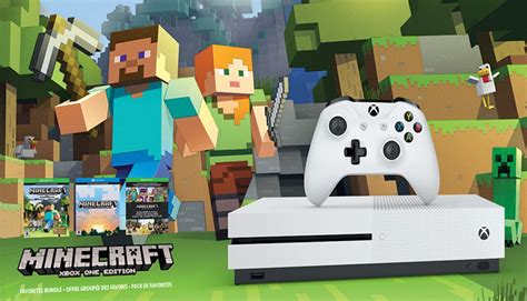 Microsoft Xbox One S Minecraft Limited Edition Bundle 1tb Green Brown