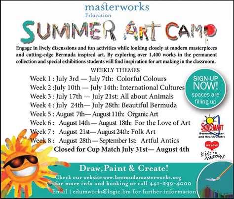 Carib Gallery Journal Childrens Workshops Summer Art Camp Final