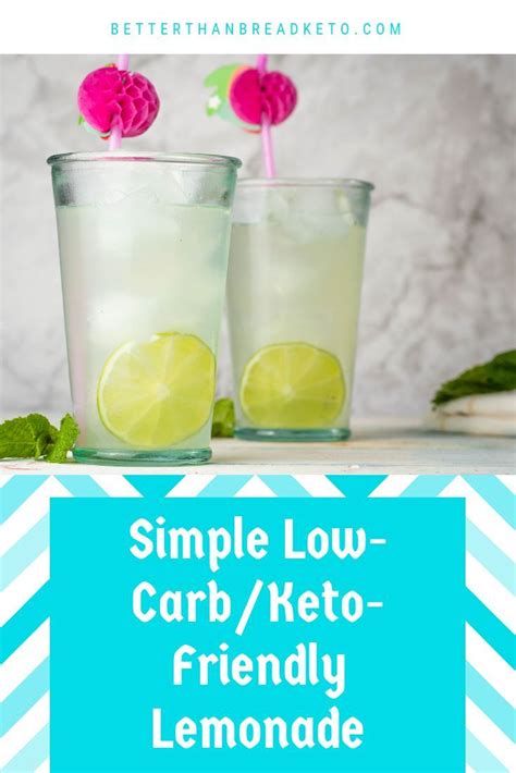 Low Carbketo Friendly Lemonade Recipe Low Carb Keto Keto Low