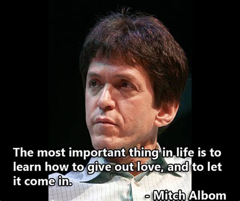 Do the kinds of things that come from the heart. Matt's Quote of the Day - Mitch Albom