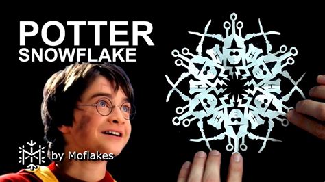 How To Make A Harry Potter Snowflake Diy Paper Craft And Template