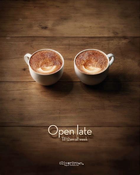 Oliver Brown Cafe Print Advert By Jwt Open Late Ads Of The World™