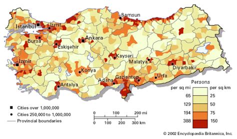 Population Density Of Turkey Density World Map Floral Tops Diagram
