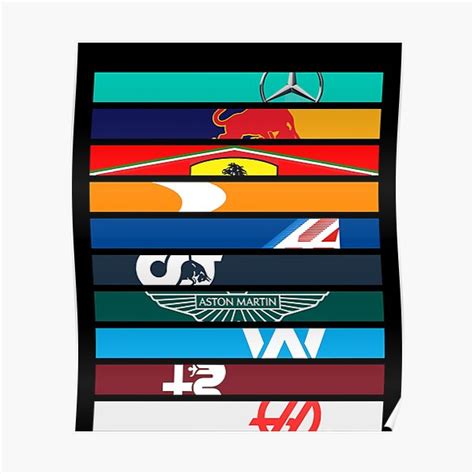 F1 2022 Grid Liveries Poster For Sale By Marylindelinda Redbubble