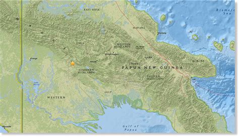Huge Earthquake Strikes Ring Of Fire Papua New Guinea Hit By Shallow 7