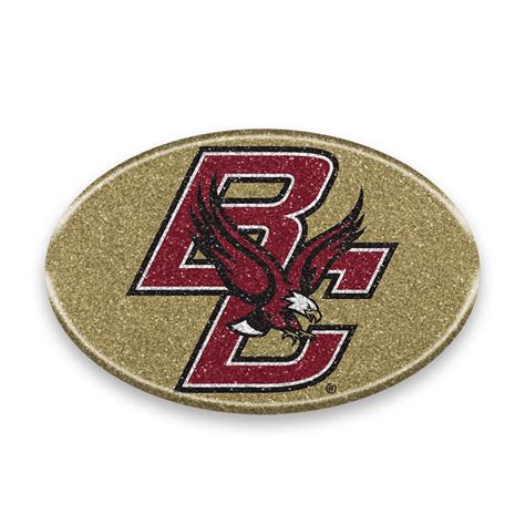 Boston College Eagles Auto Emblem Oval Color Bling