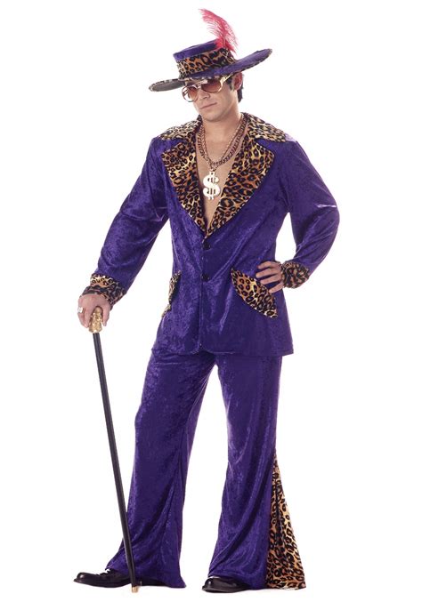 Purple Pimp Costume For Men Ubicaciondepersonascdmxgobmx