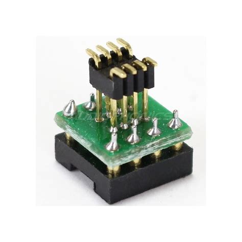 adaptateur aop dip8 8 pins sur circuit cms soic8 à souder unité audiophonics