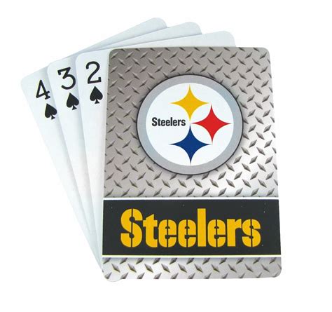 Each standard deck contains 52 cards and 2 jokers. Official NFL Diamond Plate Playing Cards Choose Your Team | eBay