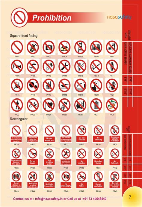 Reflective PVC Prohibition Sign For Industrial At Best Price In Mumbai