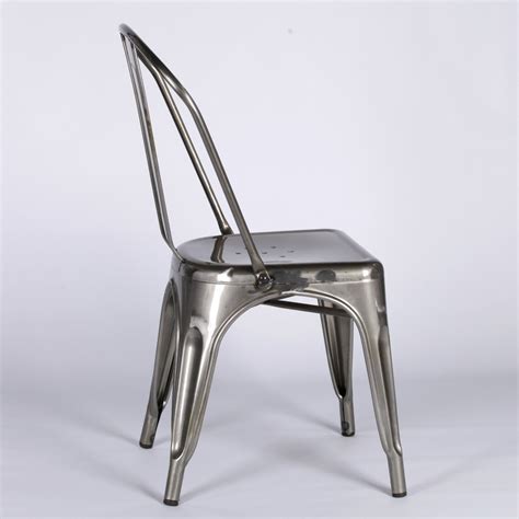 Vintage Style Metal Steel Industrial Cafe Dining Chair Furniture La