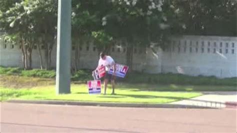 tennessee lawmaker arrested for stealing opponents campaign signs abc11 raleigh durham