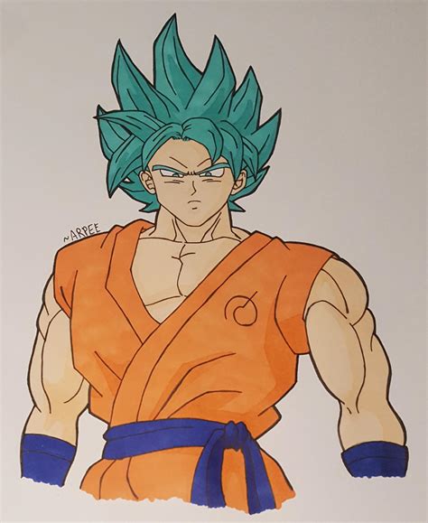 This is an oc creator i made in celebration of 2,000 followers on tumblr! Super Saiyan Blue Goku (OC) : fanart