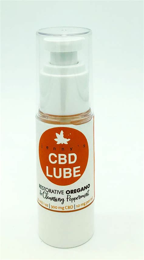 Cbd Lube Natural Sexual Lubricant Jennys Baked At Home
