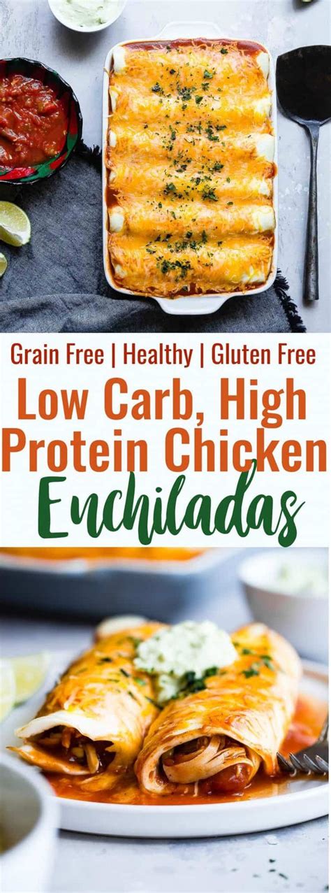 Low Carb High Protein Enchiladas Are The Perfect Way To Use Up Leftovers