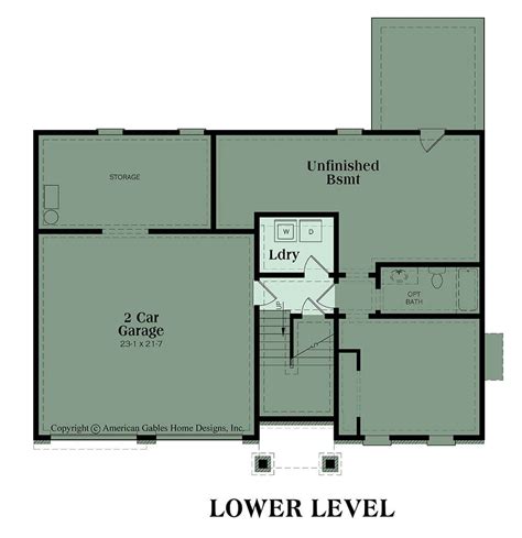The Lower Level Floor Plan For A Home