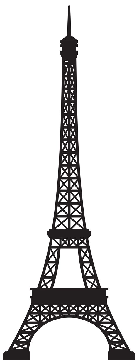 Eiffel Tower Landmark Clip Art Eiffel Tower Silhouette Png Clip Art