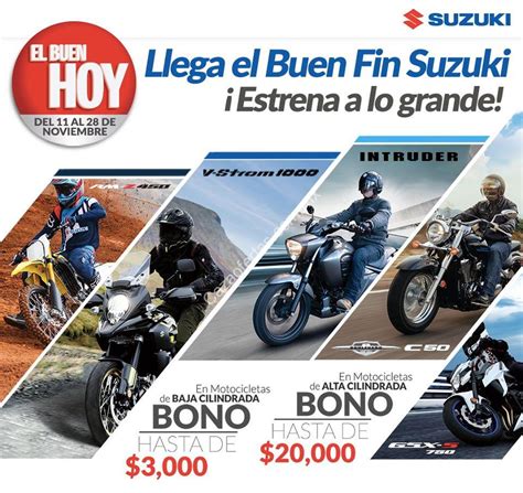 Suzuki Buen Fin 2019 Motos Con Bonos De Hasta 20000 De Descuento