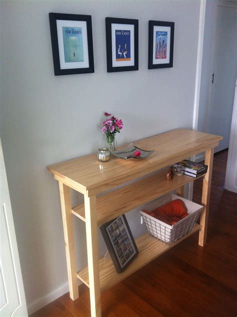 Some Diy Entry Table Action A Sunday Well Spent Wooden Pallet