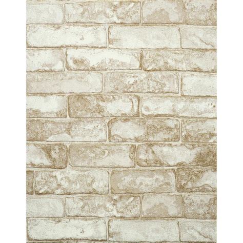 York Wallcoverings 57 Sq Ft Rustic Brick Wallpaper