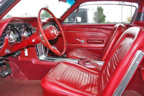 67 Mustang Red Interior Mustang Fastback Mustang Red Mustang