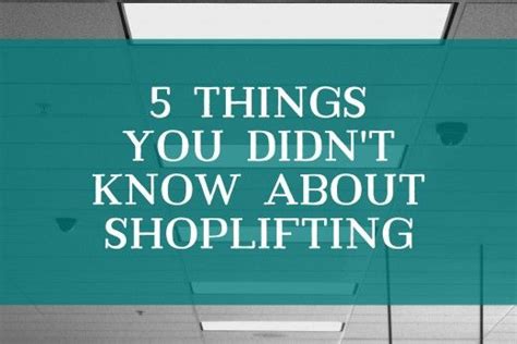 An Office Hallway With The Words 5 Things You Didnt Know About Shoplifting