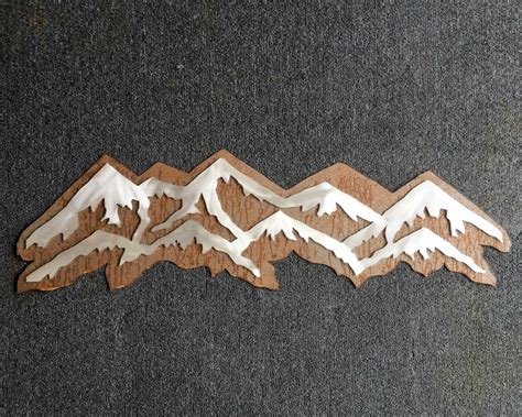 Mountain Metal Wall Art Metal Colorado Mountains Made Etsy