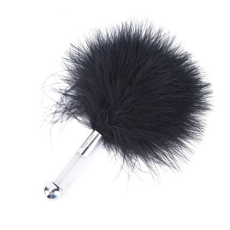 Bird Feather Clit Tickler Spanking Sex Toy Black Bondage Flirting Sexy Whip Flirt Soft Ticklers