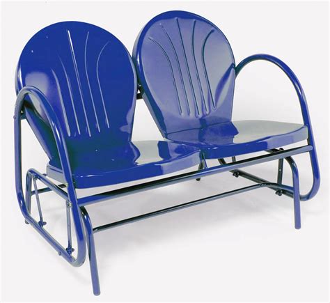 We have several options of patio glider chairs with sales, deals, and prices from brands you trust. RETRO METAL DOUBLE GLIDER OUTDOOR LAWN PATIO CHAIR BLUE ...