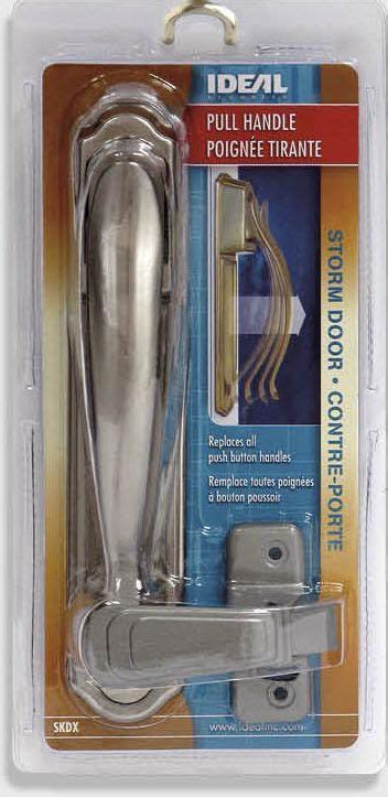 Ideal Security Skdxss Dx Pull Handle Set W Back Plate Satin Silver