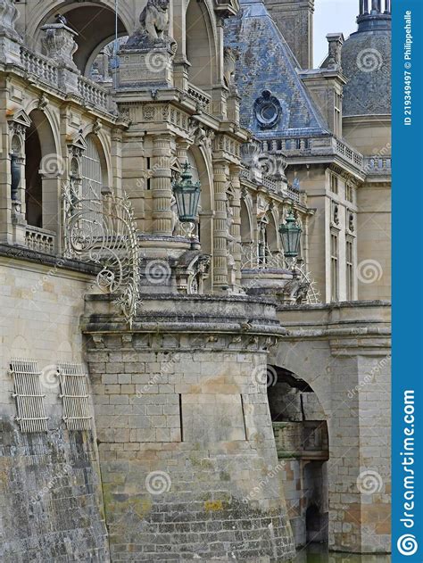 Chantilly France August 14 2016 Castle Of Chantilly Editorial