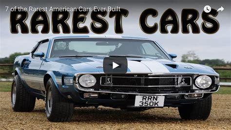 7 Of The Rarest American Cars Ever Built Muscle Car Fan Muscle Cars